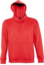 SOLS Slam Unisex Hooded Sweatshirt / Hoodie (Rood)
