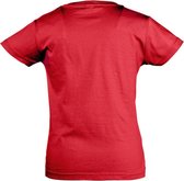 SOLS Meisjes Kersen Korte Mouw T-Shirt (Rood)