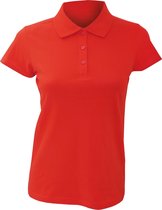 SOLS Dames/dames Prescott Poloshirt met korte mouwen Jersey Polo (Rood)