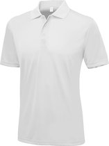 AWDis Gewoon Cool Mens Gladde Korte Mouw Poloshirt (Arctisch Wit)