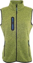 James and Nicholson Dames/dames Gebreid Vlies Vest (Kiwi Melange/Royal)