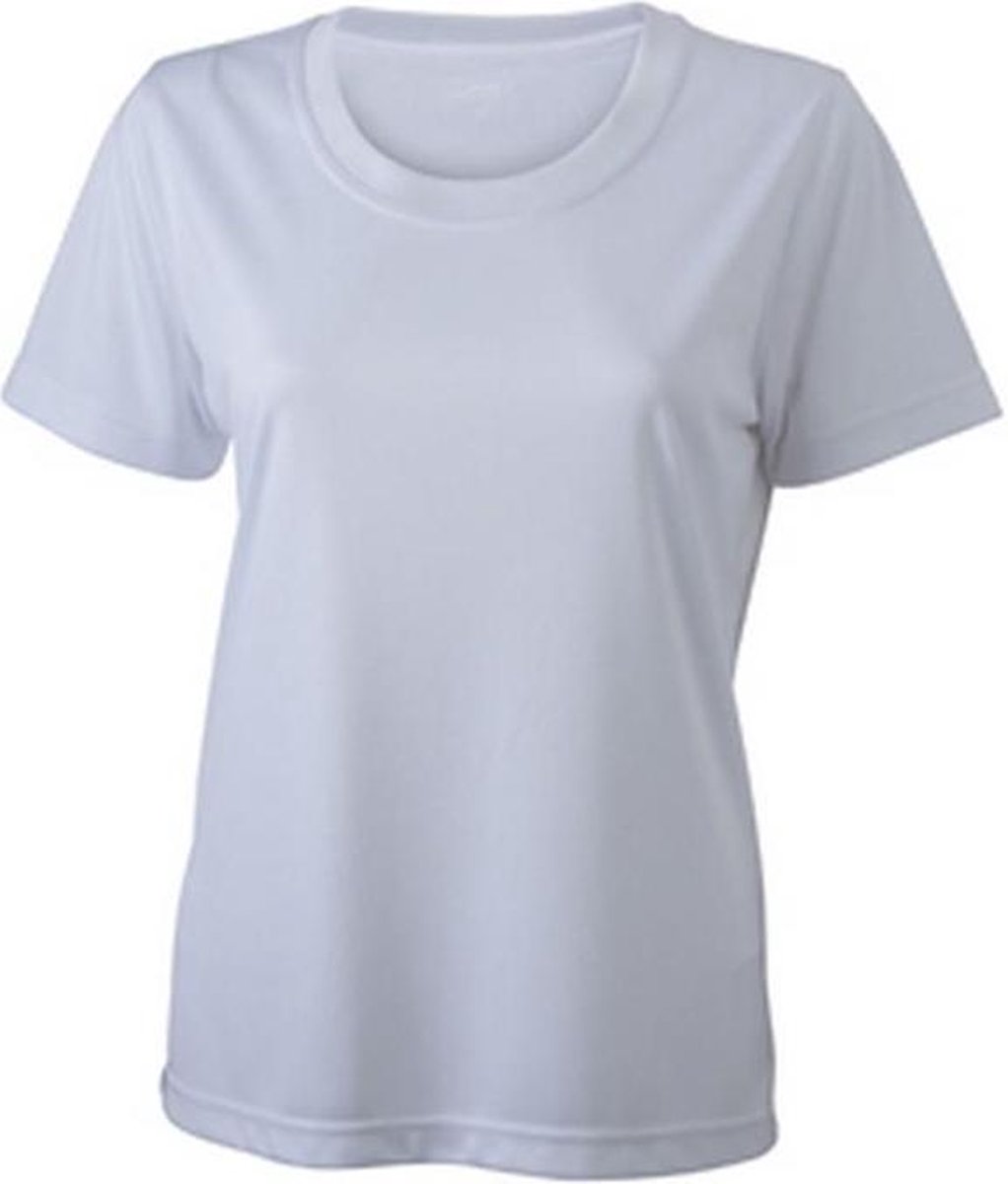 James and Nicholson Vrouwen/dames Actieve Tee (Wit)