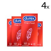 Durex Condooms Thin Feel - 4x 12 stuks
