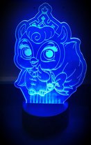 "UILTJE" 3D led kinderlamp