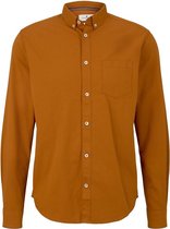 Tom Tailor Lange mouw Overhemd - 1021880 Oranje (Maat: L)