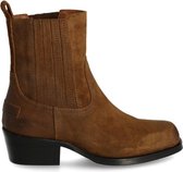 Shabbies 182020204 Enkellaarsjes - Enkelboots - Dames - Bruin - Maat 37