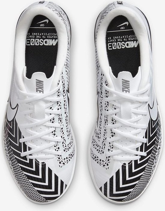 Nike Mercurial Vapor 13 indoorschoenen jongens wit/zwart | bol.com