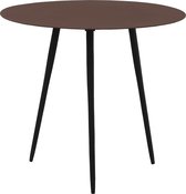 Mica Decorations Evan Bijzettafel - H41 x Ø45,5 cm - Metaal - Mauve