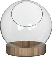 Mica Decorations Manhattan Glazen Decoratie Bol - H23 x Ø23 cm - Transparant