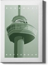 Walljar - Euromast - Muurdecoratie - Poster met lijst