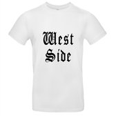 West Side Wit heren t-shirt | cadeau | grappig | funny | maat 4XL