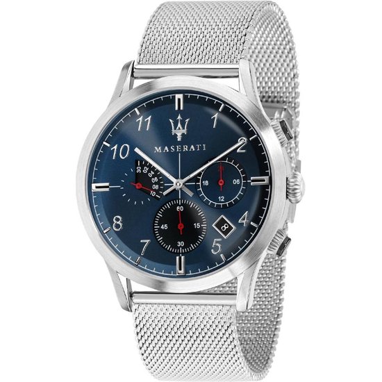 Maserati - Heren Horloge R8873625003 - Zilver | bol.com