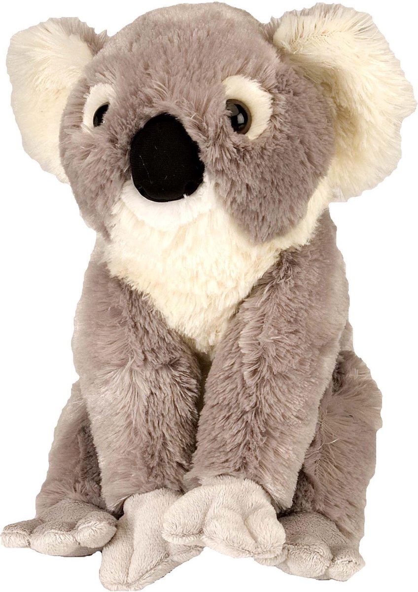 Wild Republic Knuffel Koala - 30 cm - grijs - pluche - knuffeldier