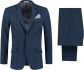 GENTS | Pak Kostuum Heren perSignori melee wollinnen blauw 0127 Maat 54