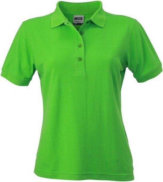 James and Nicholson Dames/dames Werkkleding Poloshirt (Kalk groen)