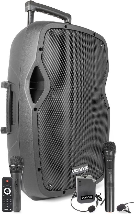 Mobiele speaker - Vonyx AP1200PA mobiele geluidsinstallatie met  Bluetooth,... | bol.com