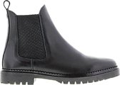 Tango | Bee 220-a black leather chelsea boot - black sole | Maat: 42