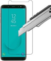 Screenprotector Glas - Tempered Glass Screen Protector Geschikt voor: Samsung Galaxy J6 Plus 2018 - 1x