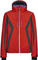 Killtec heren ski jas Beliol rood/antraciet - maat S