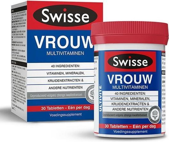 Dwaal spreker Woedend Swisse Multivitaminen Vrouw - Halfjaarbox 180 Stuks - Voedingssuplementen |  bol.com