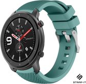Siliconen Smartwatch bandje - Geschikt voor  Xiaomi Amazfit GTR silicone band - dennengroen - 42mm - 42mm - Strap-it Horlogeband / Polsband / Armband
