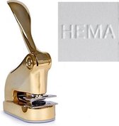Shiny EG preegstempel | logo | 20x20mm | Goud