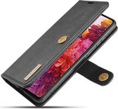 2-in-1 Bookcase en Back Cover Hoesje Zwart Geschikt voor Samsung Galaxy S20 FE