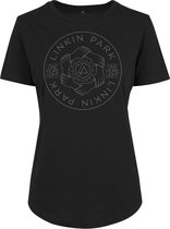 Urban Classics Dames Tshirt -S- Linkin Park Hex Circle Box Zwart