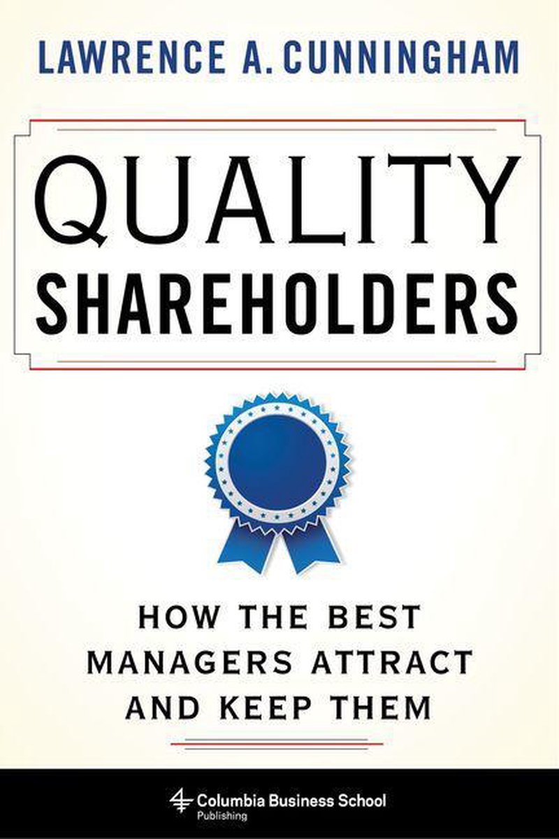 Omslag van Quality Shareholders