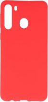 Wicked Narwal | Color TPU Hoesje voor Samsung Samsung Galaxy A21 Rood