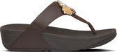 Fitflop™ Vrouwen  80005056 /  Teenslipper - Lulu Cluster Toe  - Bruin - Maat 36