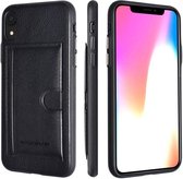 Fonu Backcase hoesje met kaarthouder iPhone XR Zwart