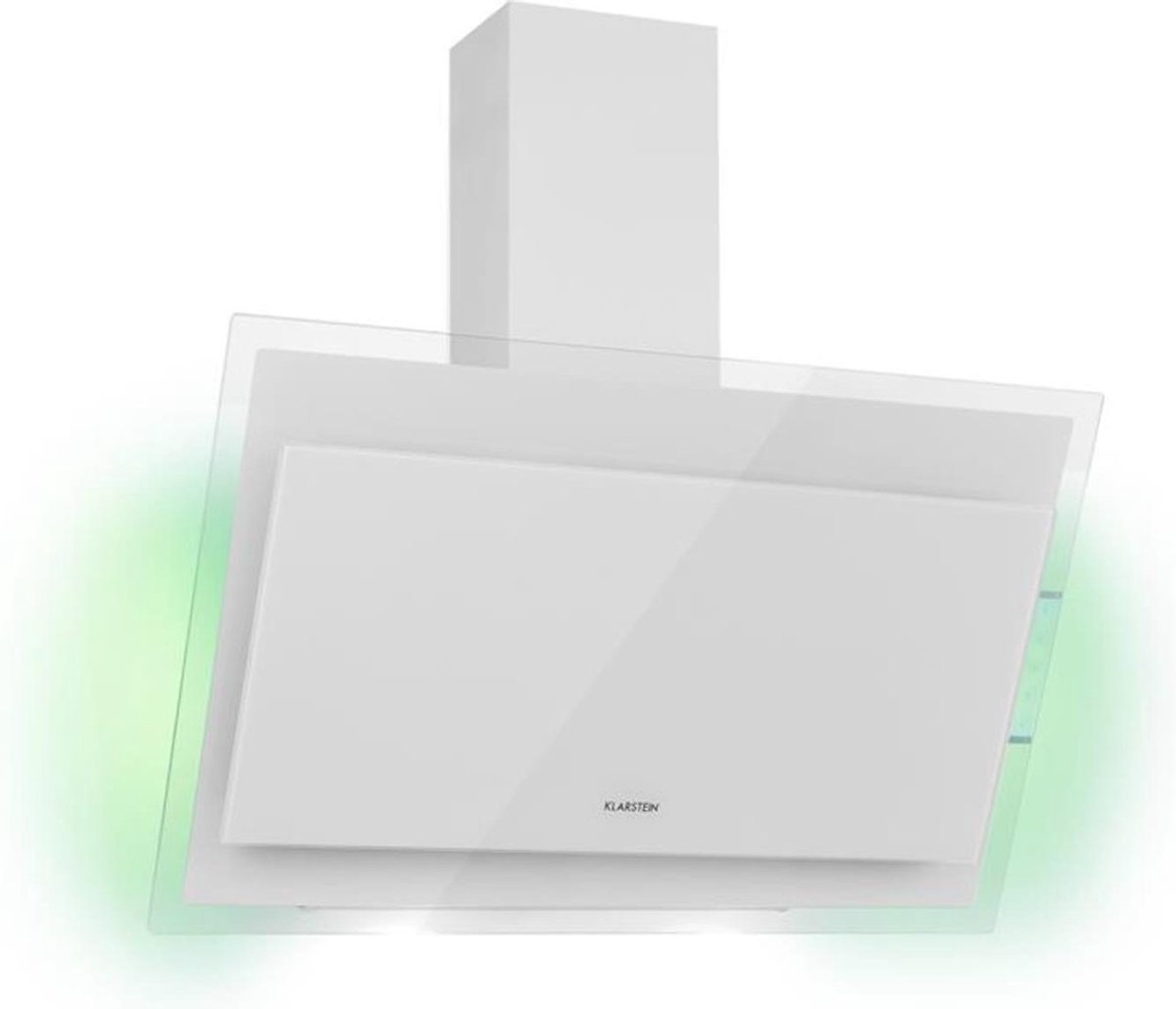 Klarstein Mirage 90 afzuigkap - 550 m³/h - touch paneel - Ambient EEC A++ -wit