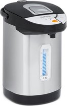 Klarstein Hot Spring heetwaterdispenser , opwarmknop en een warmhoudtemperatuur van 75-90 °C , Vermogen: 750-900 watt , rvs zilver