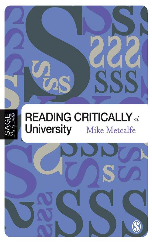 SAGE Study Skills Series - Reading Critically at University - cover