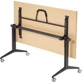 ABC Kantoormeubelen KantinetafelKlaptafel 140CM 80CM Aluminium (RAL9006) Kersen