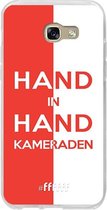 6F hoesje - geschikt voor Samsung Galaxy A5 (2017) -  Transparant TPU Case - Feyenoord - Hand in hand, kameraden #ffffff
