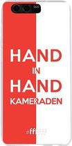 6F hoesje - geschikt voor Honor 9 -  Transparant TPU Case - Feyenoord - Hand in hand, kameraden #ffffff