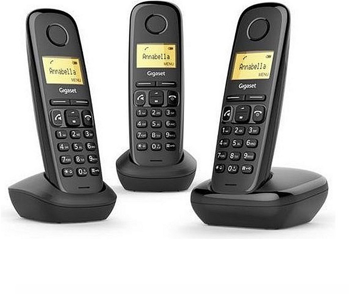 Gigaset A270 - Trio DECT telefoon - Zwart