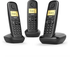 Gigaset A270 Trio DECT Telefoon Zwart