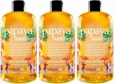 3x Treaclemoon Douchegel - Papaya Summer 500 ml