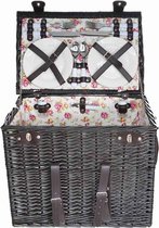 Accessoire - Luxe rieten picknickmand voor 4 personen - - Catawiki