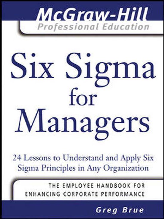 Six Sigma for Managers - cover