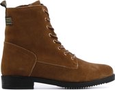 Lina Locchi Dames Leren  Veterboots Silvina - Cognac - Maat 39