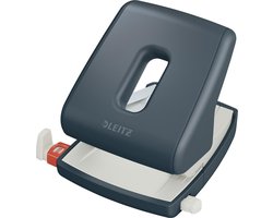 Leitz Cosy Perforator 2-Gaats - Perforeert Tot 30 Vel  - Ideaal voor Thuiskantoor/Thuiswerken - Fluweel Grijs