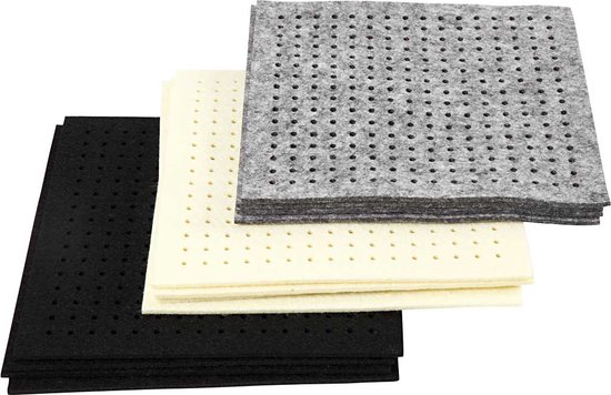 Viltbladen dikte 3 mm echt vilt, grootte 50 x 36 cm, verkrijgbaar in 39 kleuren - zeer hoge kwaliteit - ideaal voor hobby (Palomino-Beige