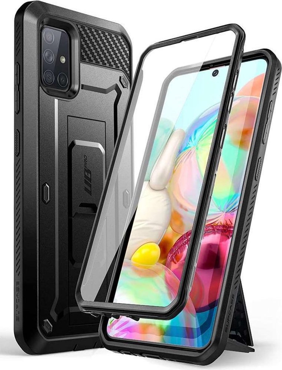 Geschikt voor Hoesje Samsung Galaxy A71 | Unicorn Beetle Pro Case | Supcase | Zwart