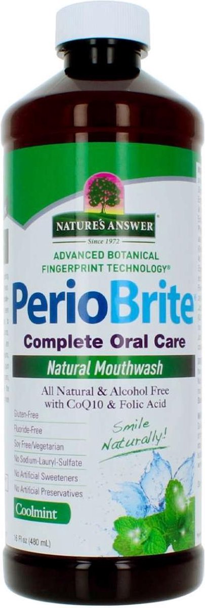 Periobrite Mouthwash From Nature's Answer Coolmint