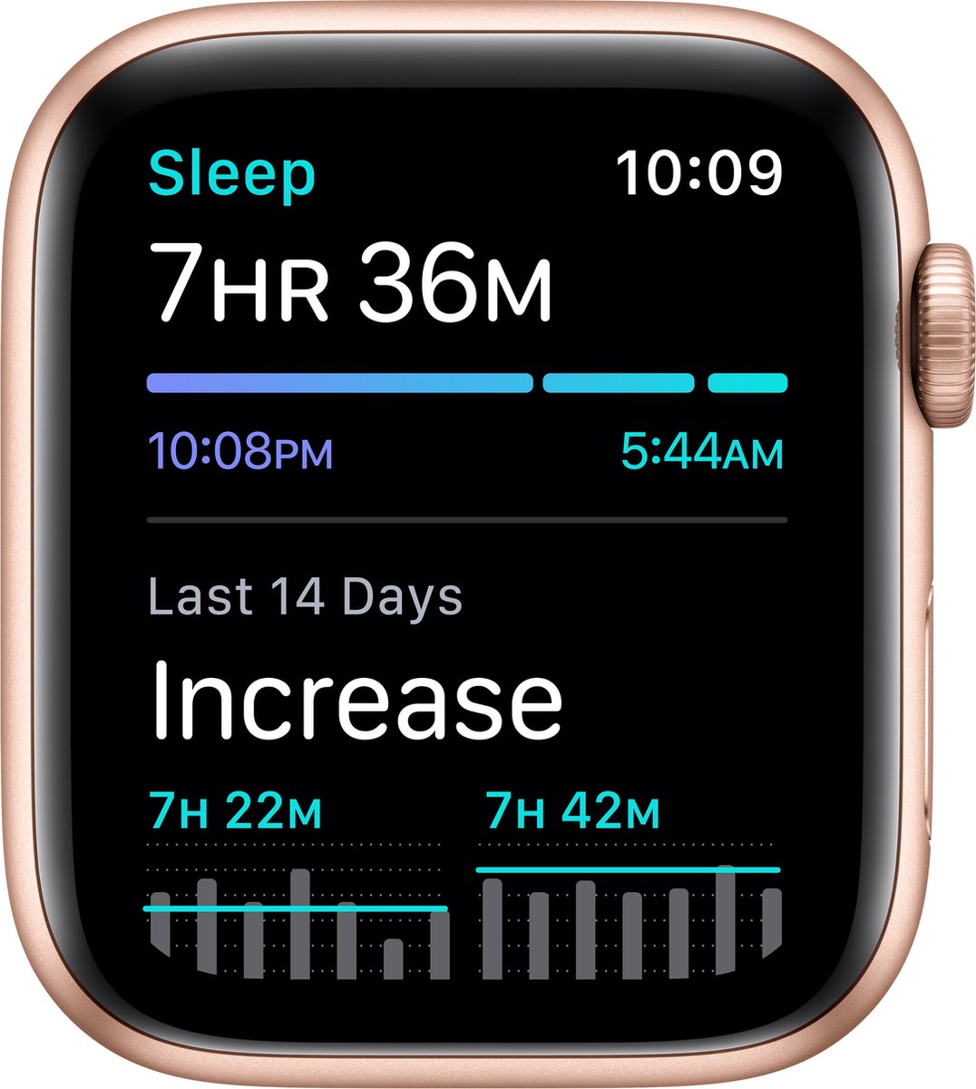 Apple Watch SE - Smartwatch - 44mm - Goudkleurig | bol.com