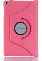 Xssive Tablet Hoes Case Cover voor Samsung Galaxy Tab S6 Lite P610 - 360° draaibaar - Hot Pink